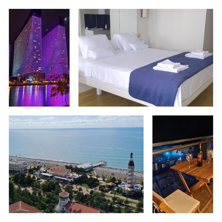 Luxury Aparthotel In Orbi City Sea View 巴统 外观 照片